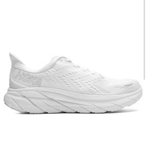 Free People White Hoka Clifton 8